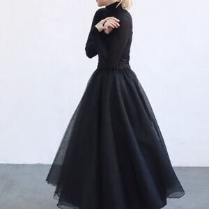 BLACK TULLE SHEER DRESS / SKIRT - PERFECT FOR LAYERING 🖤